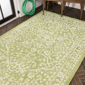 Malta Bohemian Medallion Textured Weave Indoor/outdoor Area Rug